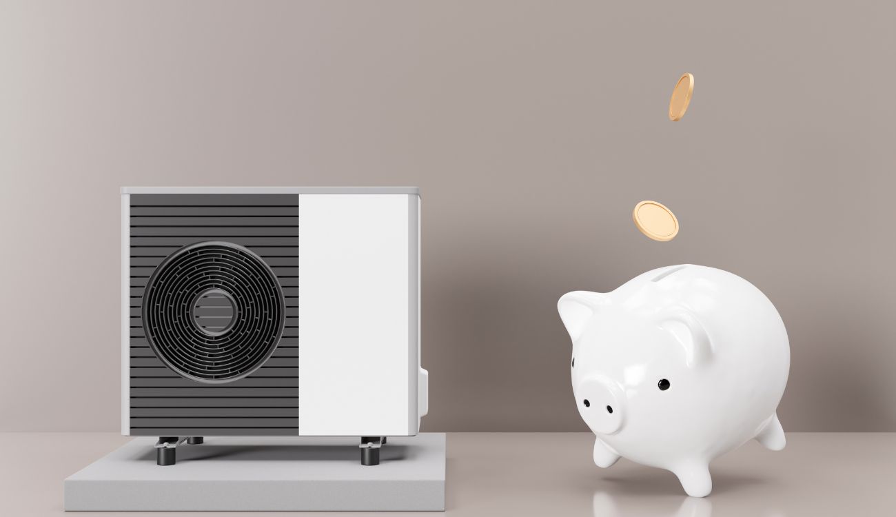 Air source heat pump costs