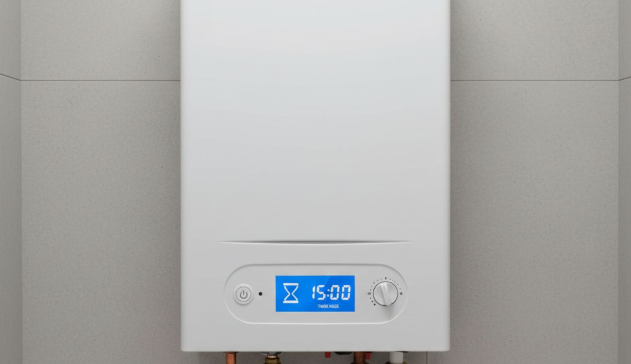 egg timer showing on vailliant boiler
